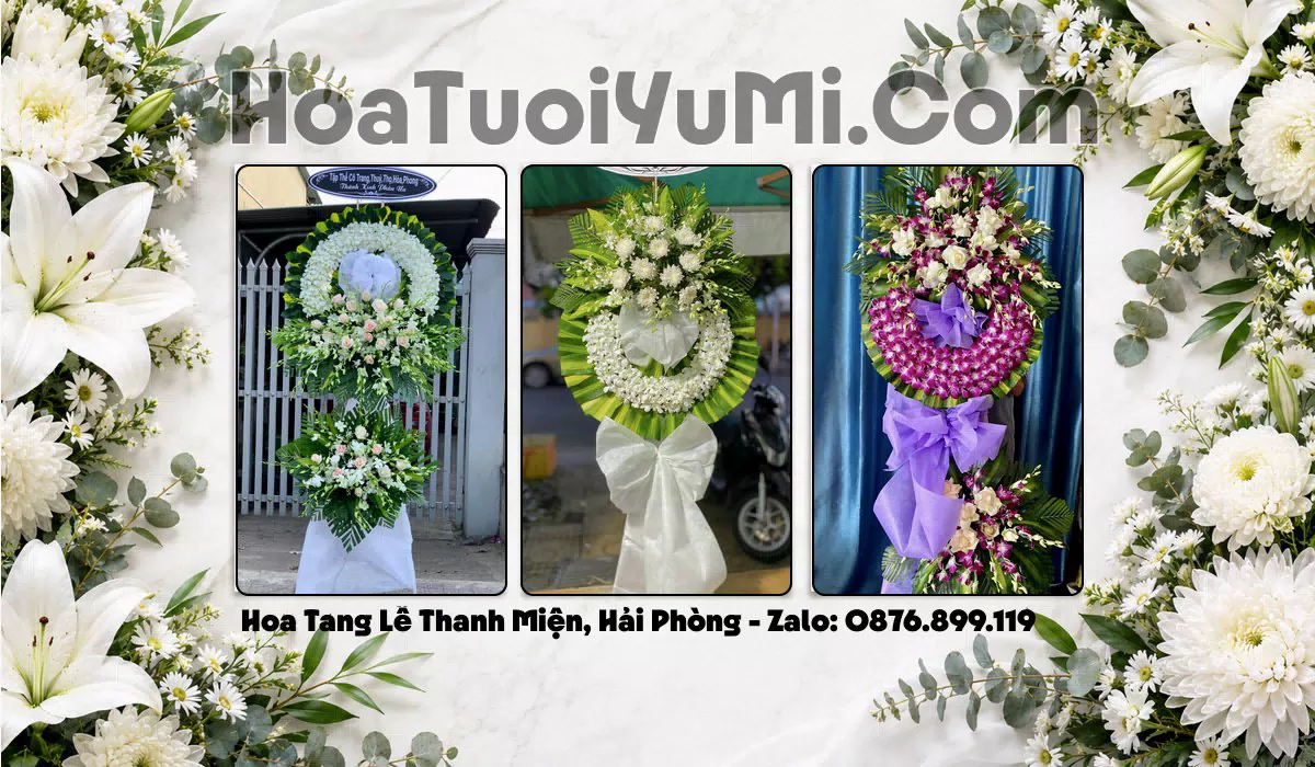 Đặt Vòng Hoa Tang Lễ Tại Xã Thanh Miện, Hải Phòng