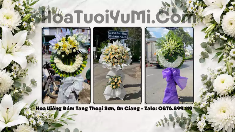 Đặt Hoa Tang Lễ Tại Xã Thoại Sơn, Tỉnh An Giang
