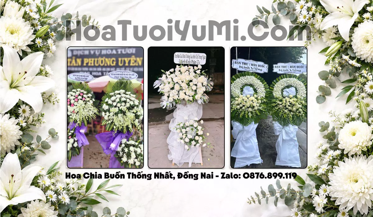 Điện Hoa Chia Buồn Xã Thống Nhất, Đồng Nai - Kịp Giờ Viếng