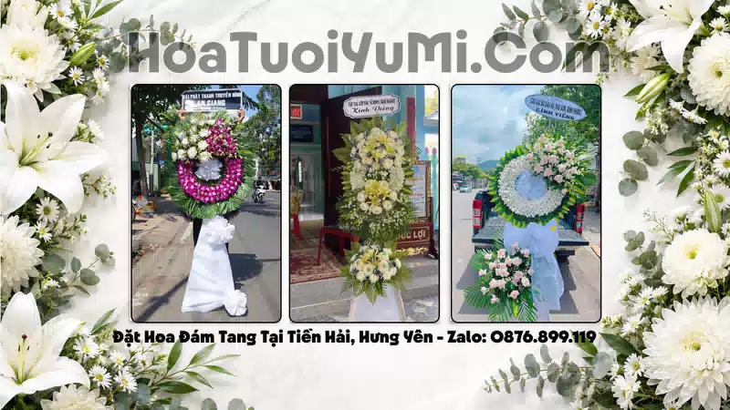 Vòng Hoa Viếng Xã Tiền Hải, Hưng Yên - Giao Kịp Giờ