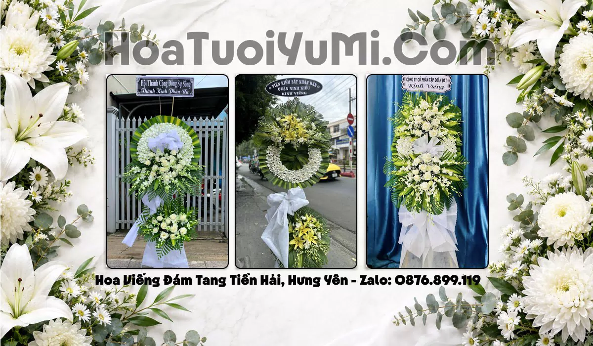 đặt hoa viếng đám tang tại Xã Tiền Hải