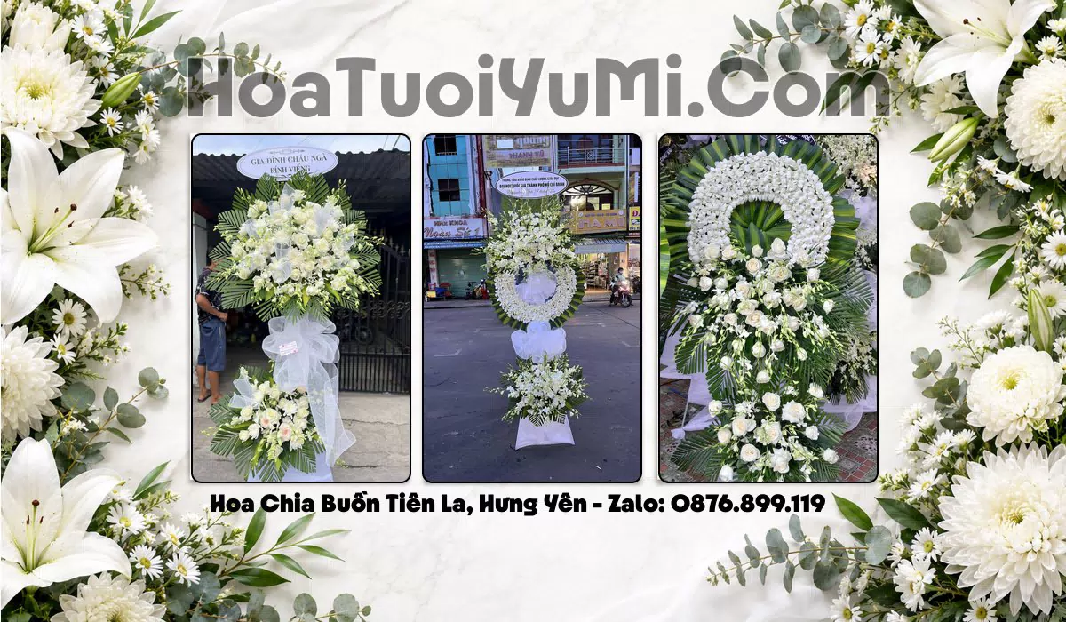 Kệ hoa tang lễ trang trọng giao tận nơi Xã Tiên La