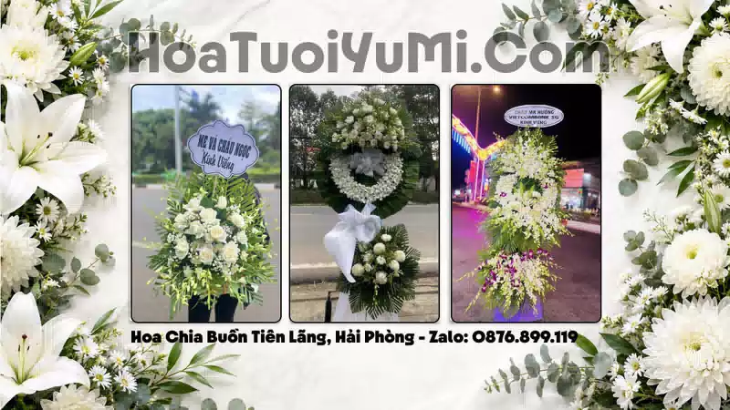 Đặt Hoa Viếng Đám Tang Tại Xã Tiên Lãng, Thành Phố Hải Phòng