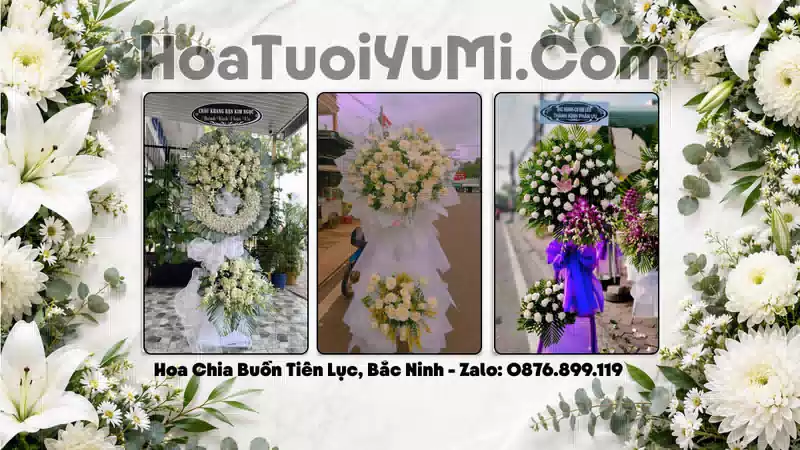 Vòng Hoa Viếng Xã Tiên Lục, Tỉnh Bắc Ninh - Giao Kịp Giờ