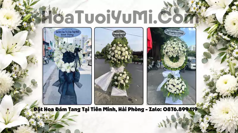 Đặt Hoa Viếng Đám Tang Tại Xã Tiên Minh, Hải Phòng
