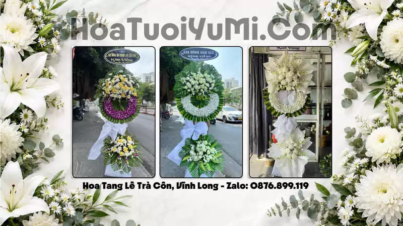 Đặt Vòng Hoa Đám Tang Tại Xã Trà Côn, Tỉnh Vĩnh Long