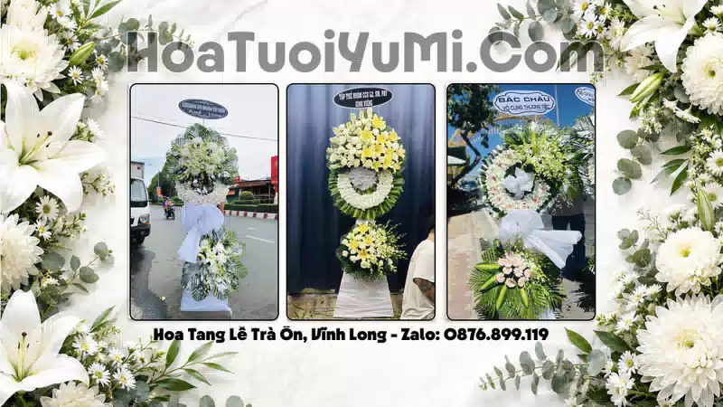 Vòng Hoa Viếng Xã Trà Ôn, Vĩnh Long - Giao Kịp Giờ