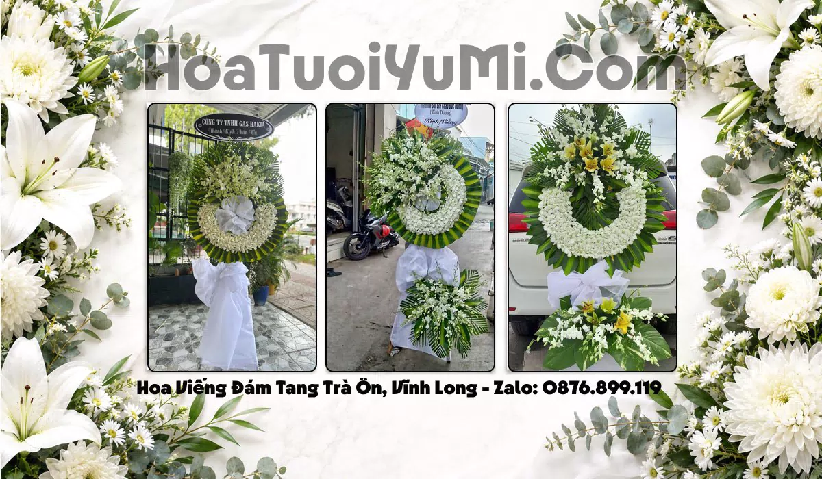vòng hoa viếng giao tận nơi tại Xã Trà Ôn, Vĩnh Long