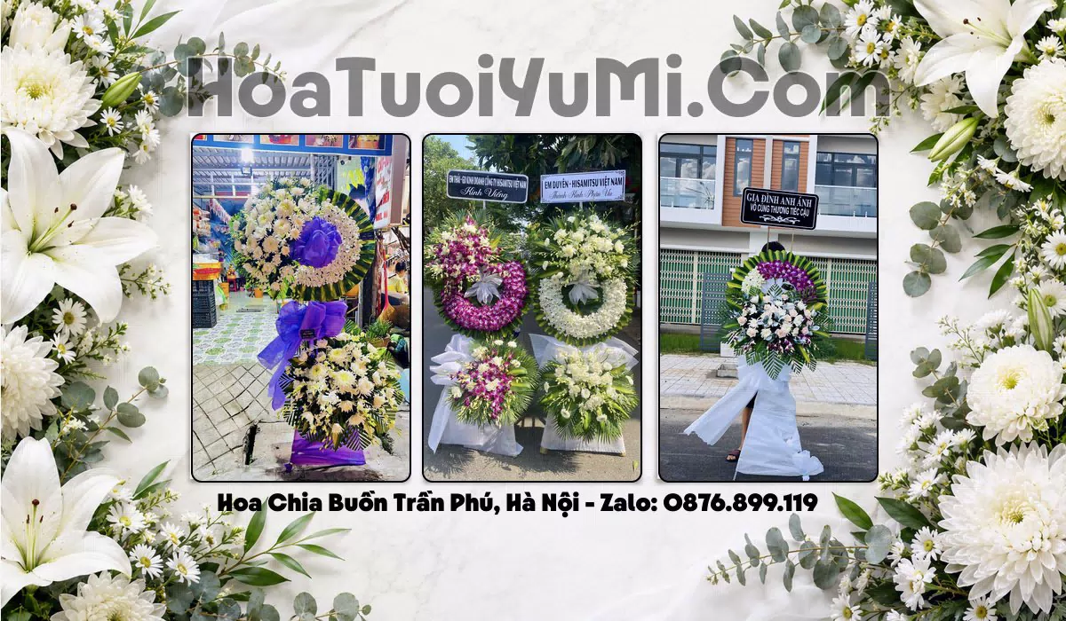 Vòng Hoa Viếng Xã Trần Phú, Hà Nội - Giao Kịp Giờ