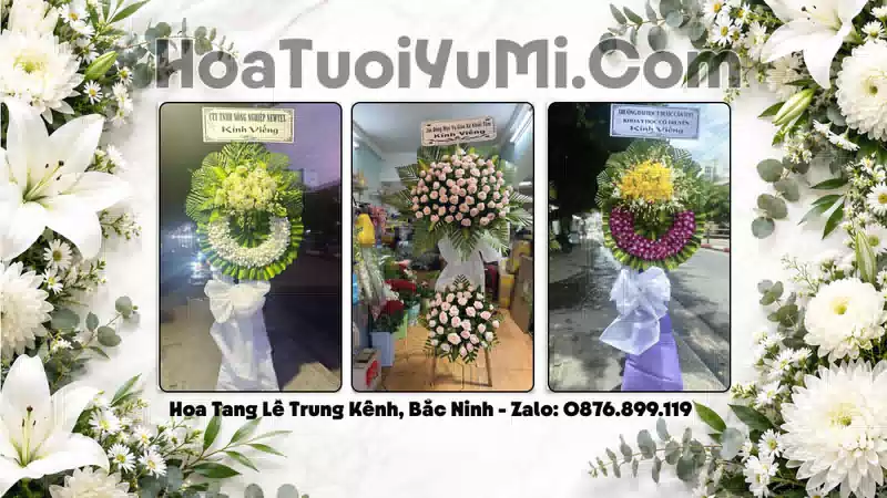 Đặt Vòng Hoa Chia Buồn Tại Xã Trung Kênh, Tỉnh Bắc Ninh