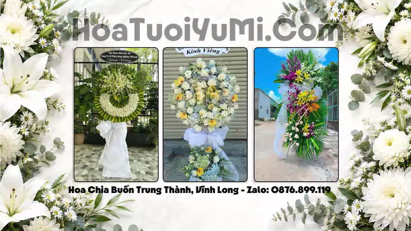 Đặt Vòng Hoa Đám Tang Tại Xã Trung Thành, Vĩnh Long