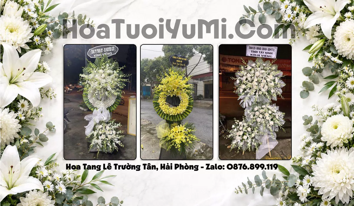 Vòng Hoa Viếng Xã Trường Tân, Hải Phòng - Giao Kịp Giờ
