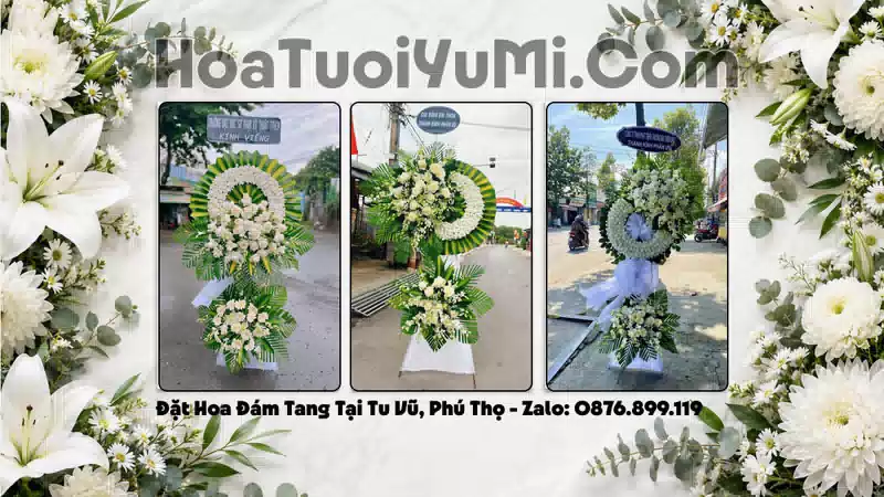 Đặt Hoa Tang Lễ Tại Xã Tu Vũ, Tỉnh Phú Thọ