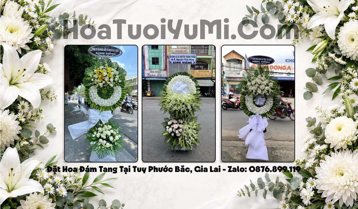 Kệ hoa tang lễ nhiều tầng tại Xã Tuy Phước Bắc