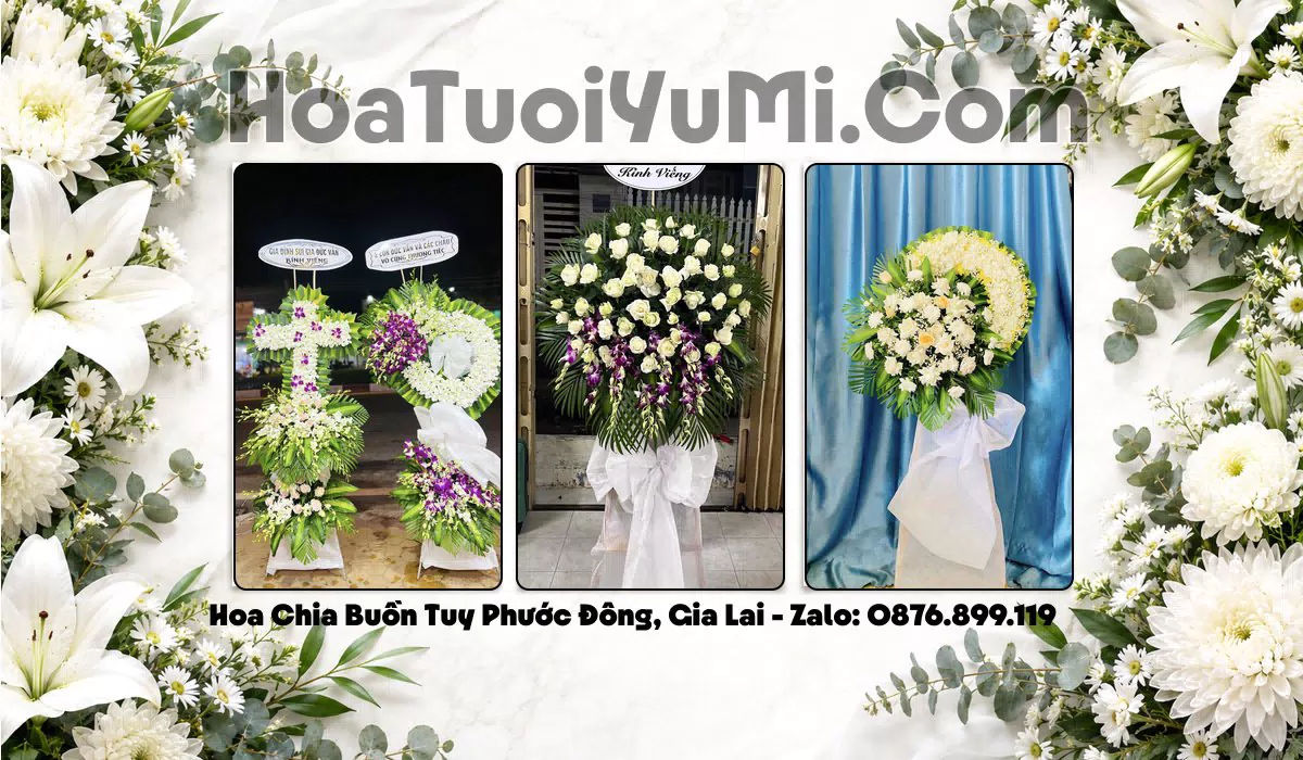 Hoa tang lễ Xã Tuy Phước Đông