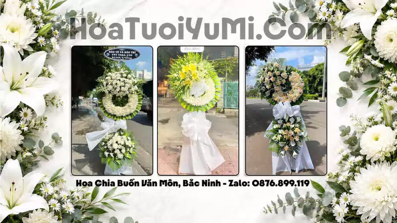 Đặt Vòng Hoa Đám Tang Tại Xã Văn Môn, Tỉnh Bắc Ninh