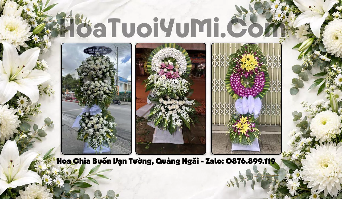 Vòng hoa tang lễ giao tận nơi tại Xã Vạn Tường