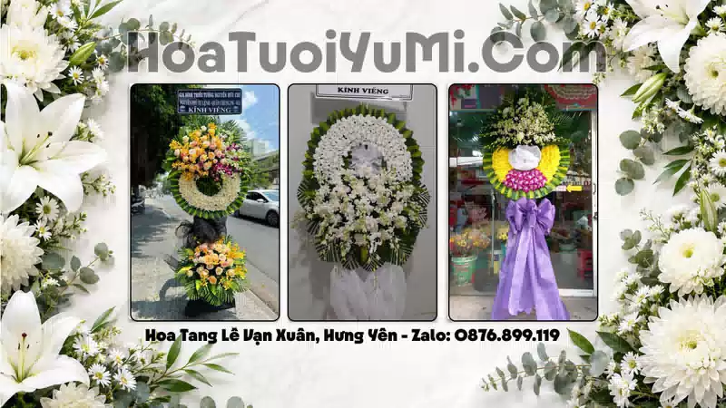Vòng Hoa Viếng Xã Vạn Xuân, Tỉnh Hưng Yên - Giao Kịp Giờ