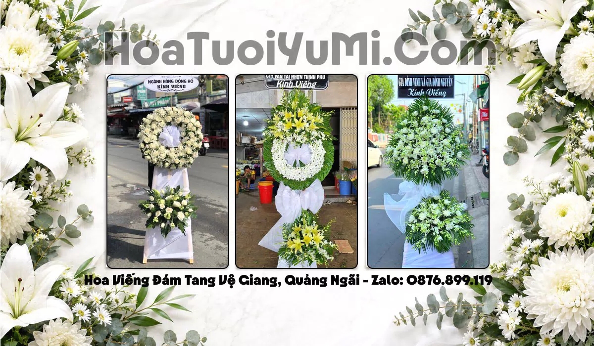 Vòng hoa tang lễ giao tận nơi tại Xã Vệ Giang