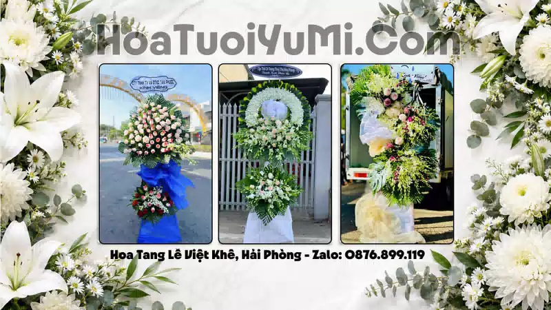 Đặt Vòng Hoa Tang Lễ Tại Xã Việt Khê, Thành Phố Hải Phòng