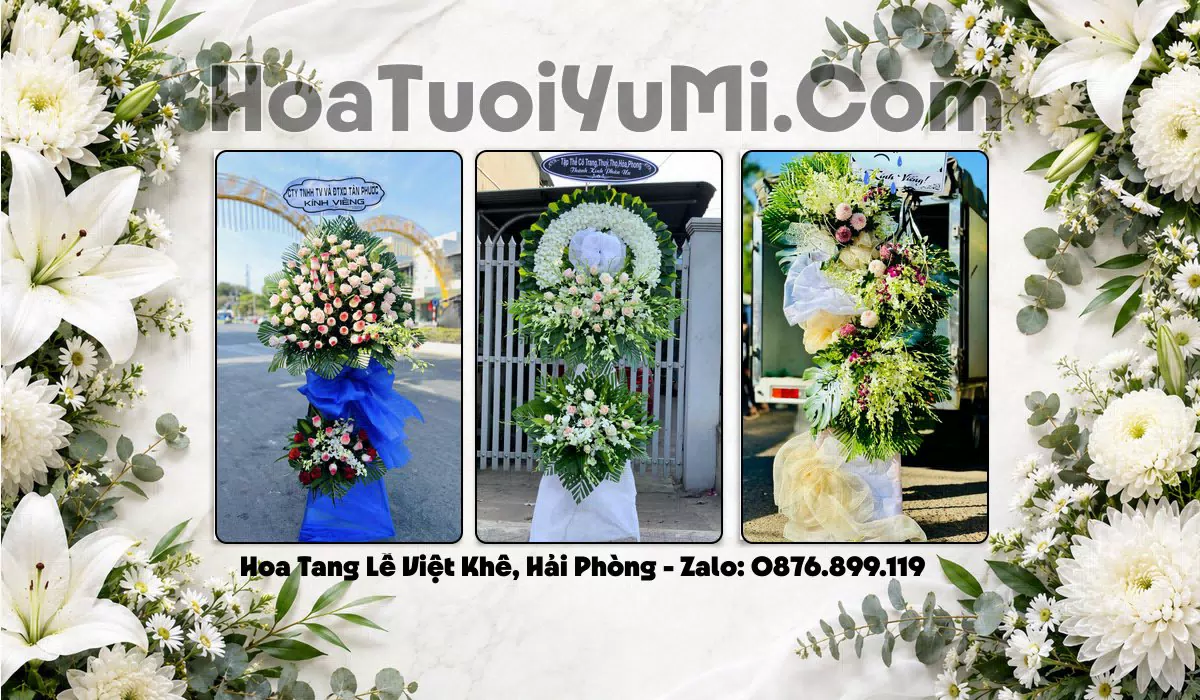 Đặt Vòng Hoa Tang Lễ Tại Xã Việt Khê, Thành Phố Hải Phòng