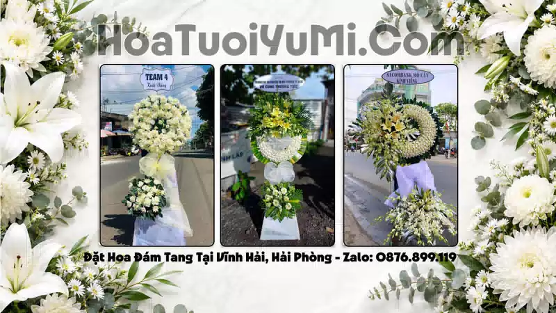 Đặt Vòng Hoa Chia Buồn Tại Xã Vĩnh Hải, Hải Phòng