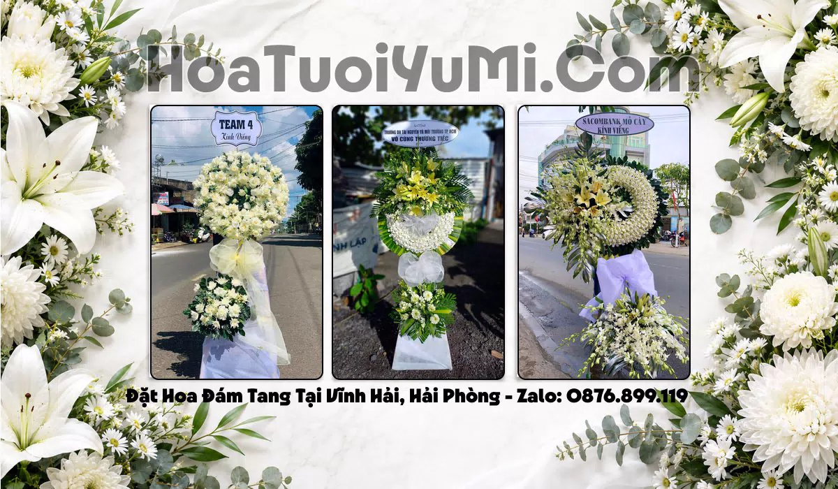 Đặt Vòng Hoa Chia Buồn Tại Xã Vĩnh Hải, Hải Phòng