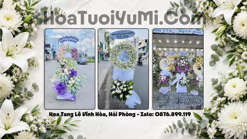 Đặt Hoa Viếng Đám Tang Tại Xã Vĩnh Hòa, Thành phố Hải Phòng