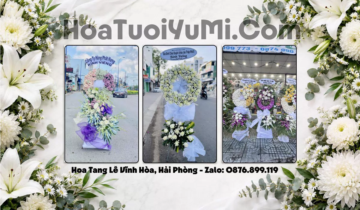 Đặt Hoa Viếng Đám Tang Tại Xã Vĩnh Hòa, Thành phố Hải Phòng