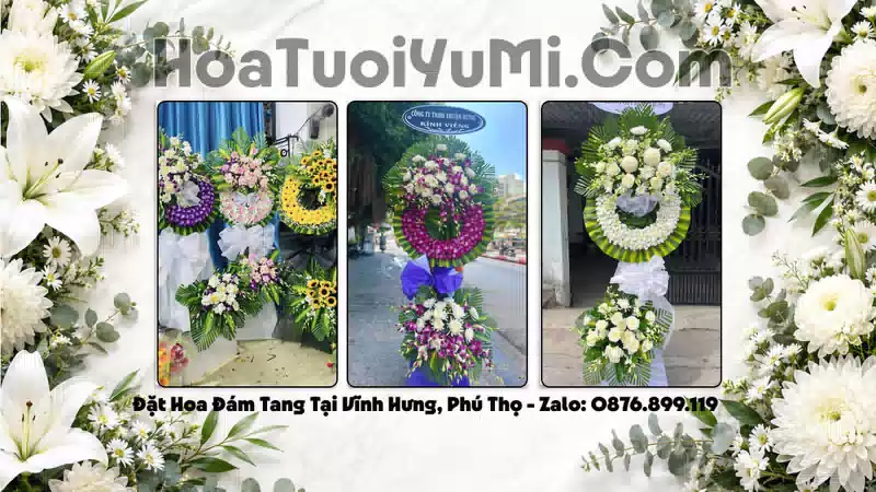 Đặt Vòng Hoa Tang Lễ Tại Xã Vĩnh Hưng, Tỉnh Phú Thọ