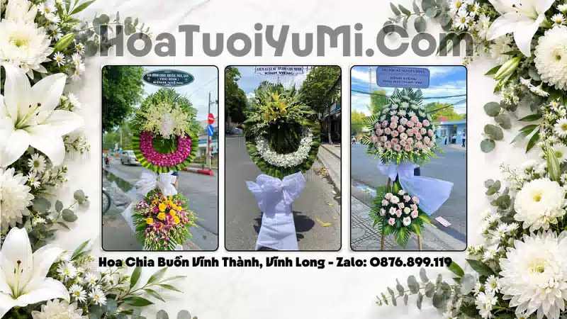 Đặt Vòng Hoa Chia Buồn Tại Xã Vĩnh Thành, Tỉnh Vĩnh Long