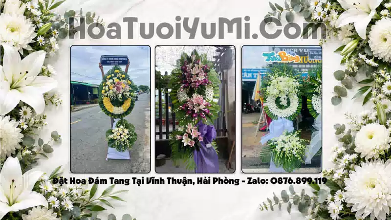 Đặt Hoa Phúng Viếng Tại Xã Vĩnh Thuận, Hải Phòng
