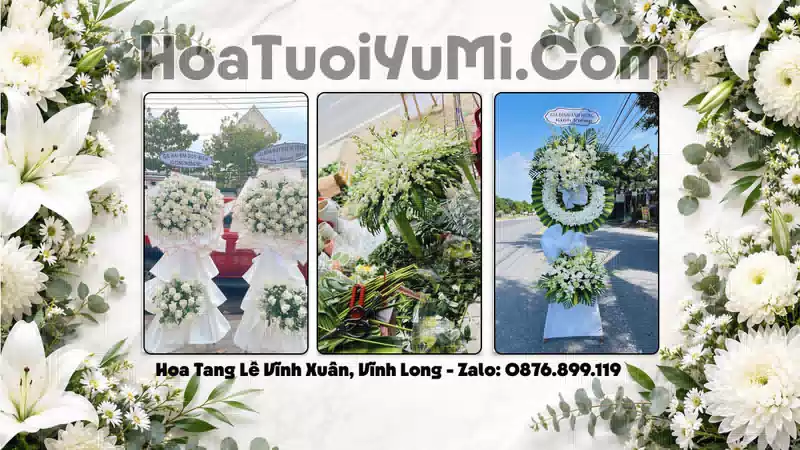 Đặt Vòng Hoa Đám Tang Tại Xã Vĩnh Xuân, Tỉnh Vĩnh Long