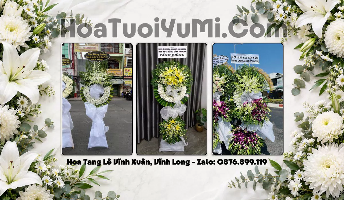 hoa chia buồn Xã Vĩnh Xuân