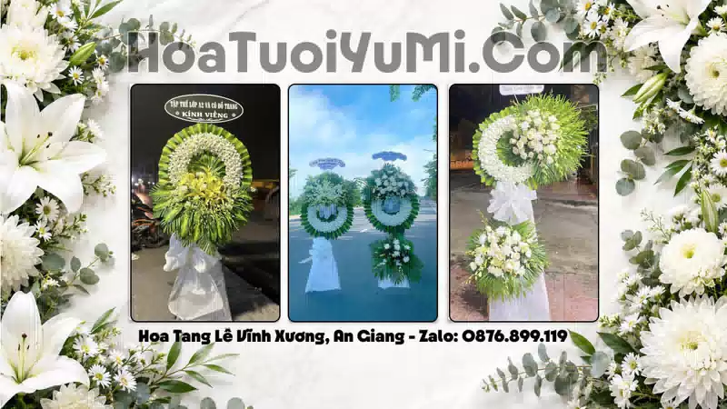 Đặt Hoa Viếng Đám Tang Tại Xã Vĩnh Xương, Tỉnh An Giang
