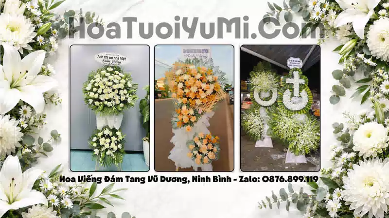 Đặt Vòng Hoa Chia Buồn Tại Xã Vũ Dương, Ninh Bình