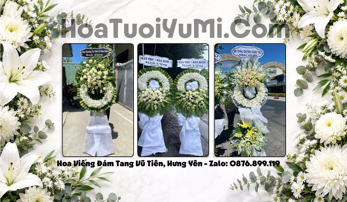 vòng hoa chia buồn Xã Vũ Tiên giao tận nơi