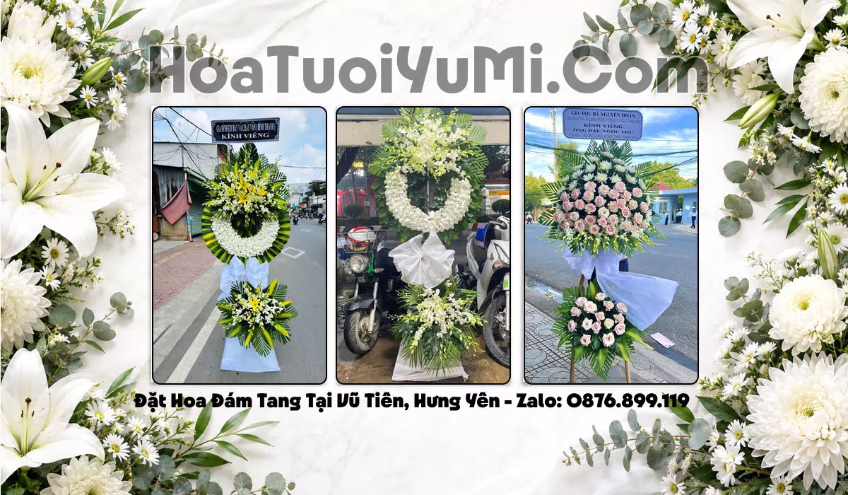 kệ hoa tang lễ Xã Vũ Tiên giao nhanh