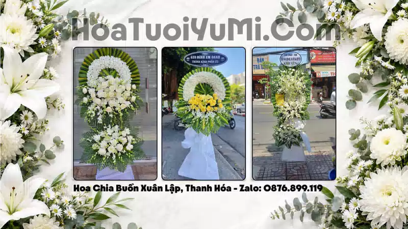 Đặt Vòng Hoa Đám Tang Tại Xã Xuân Lập, Thanh Hóa