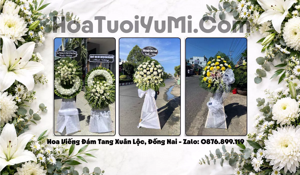 kệ hoa viếng tang lễ tại Xã Xuân Lộc