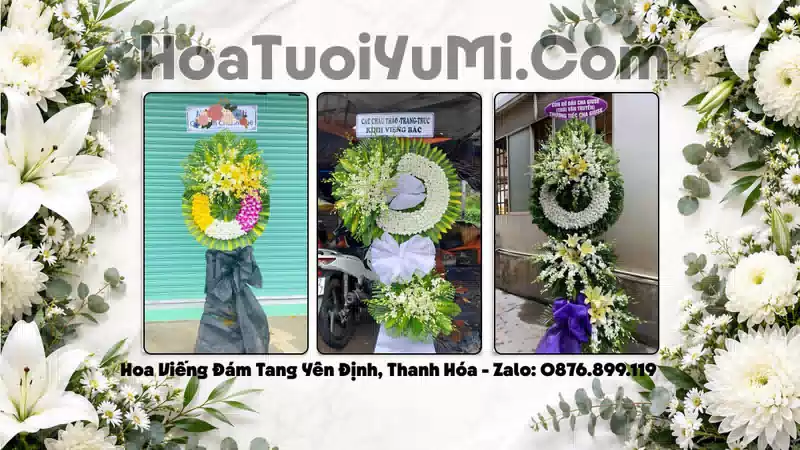 Đặt Vòng Hoa Chia Buồn Tại Xã Yên Định, Thanh Hóa