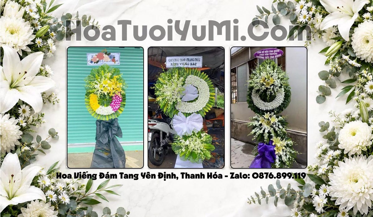 Đặt Vòng Hoa Chia Buồn Tại Xã Yên Định, Thanh Hóa
