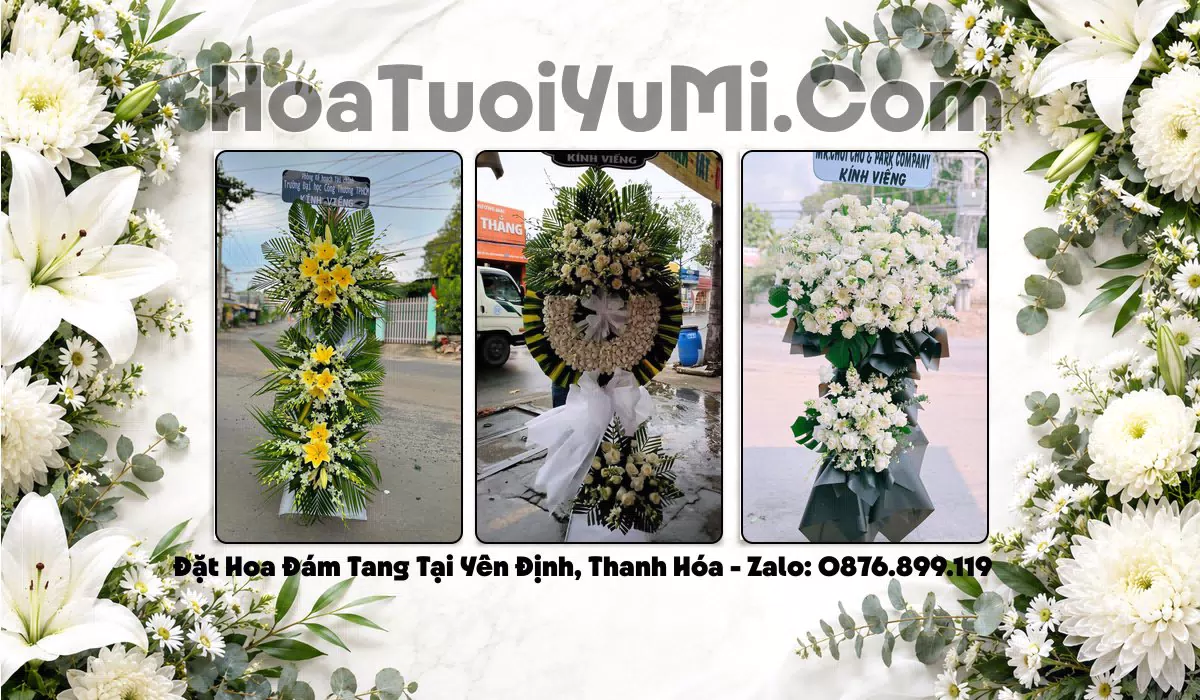 vòng hoa tang lễ Xã Yên Định, Thanh Hóa