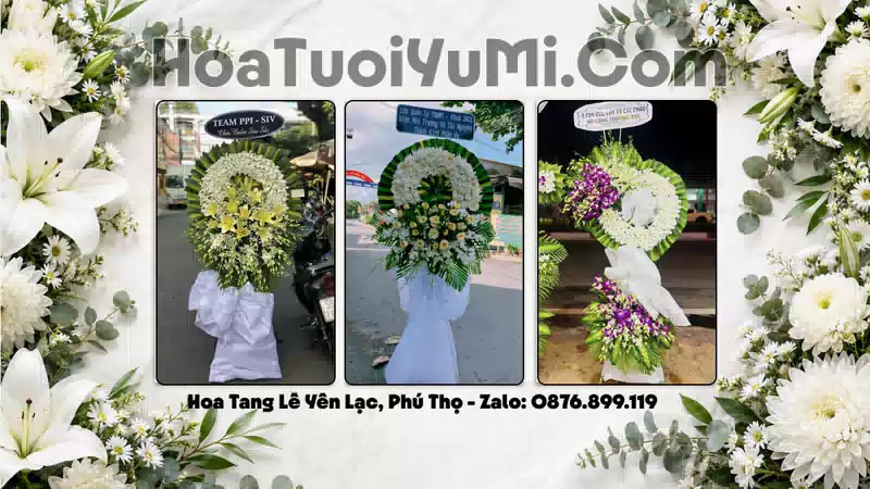 Đặt Hoa Tang Lễ Tại Xã Yên Lạc, Phú Thọ