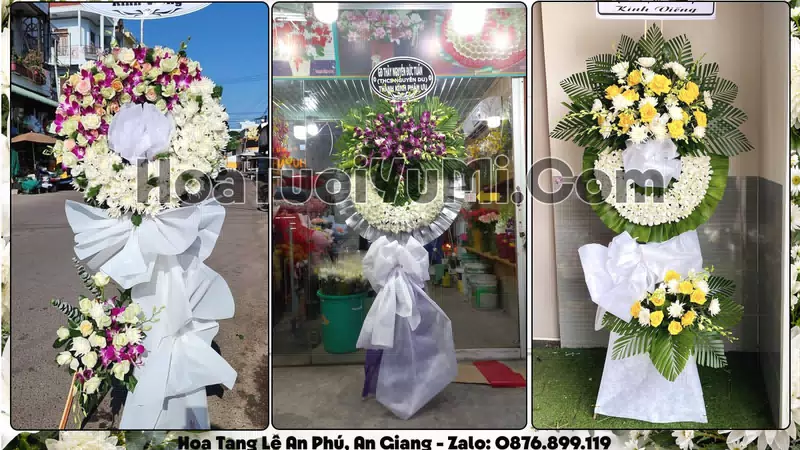 Đặt Vòng Hoa Đám Tang Tại Xã An Phú, Tỉnh An Giang