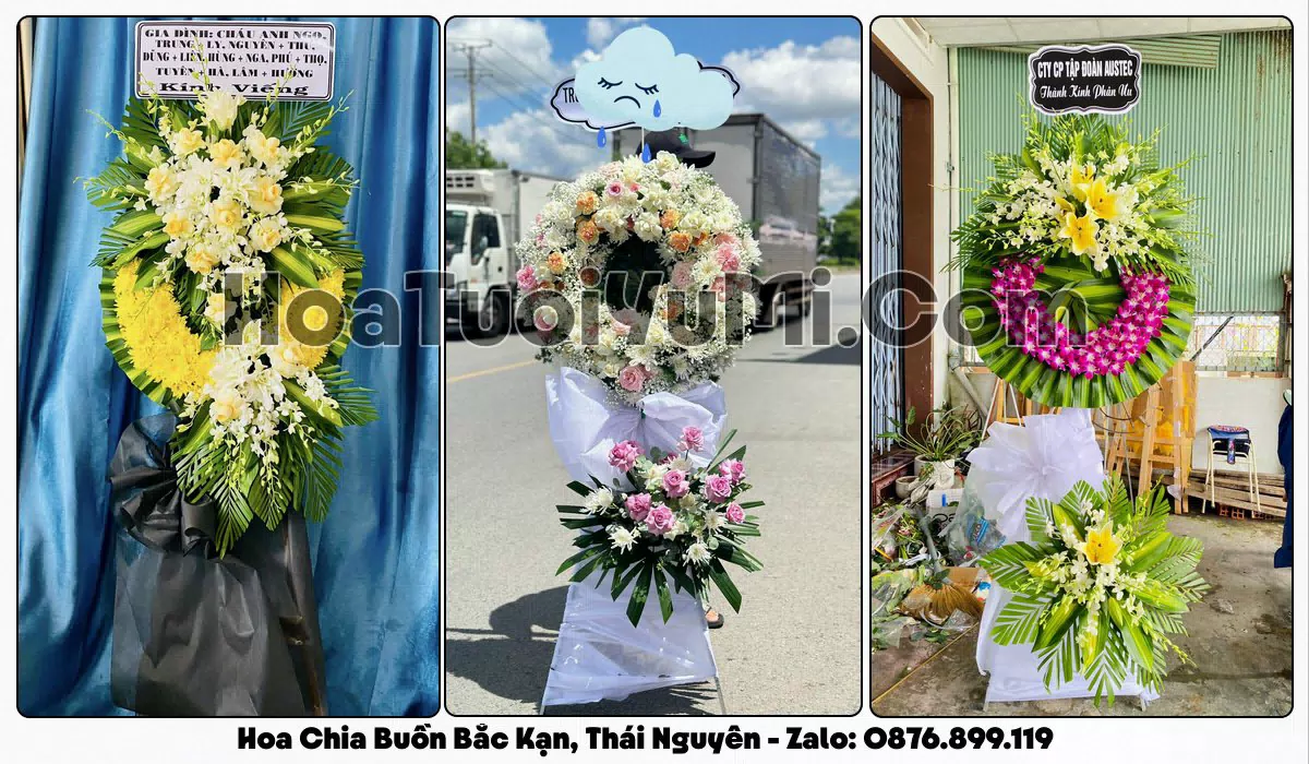 Đặt Vòng Hoa Đám Tang Tại Phường Bắc Kạn, Thái Nguyên