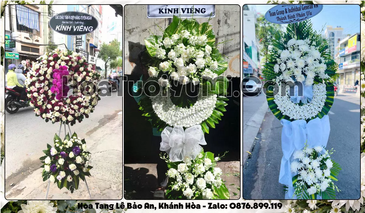 Đặt Vòng Hoa Đám Tang Tại Phường Bảo An, Tỉnh Khánh Hòa
