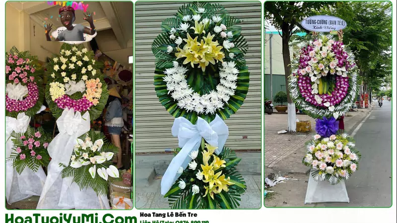 Đặt Vòng Hoa Đám Tang Tại Phường Bến Tre, Vĩnh Long