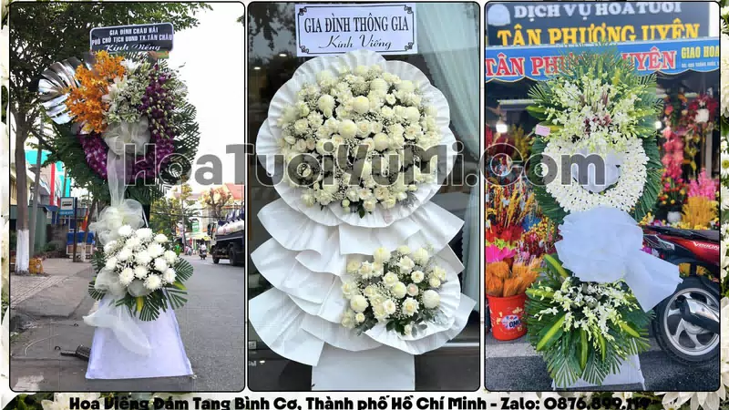 Đặt Vòng Hoa Đám Tang Tại Phường Bình Cơ, Thành Phố Hồ Chí Minh