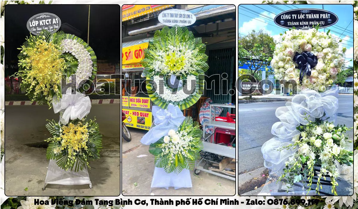 kệ hoa tang lễ giao tại Phường Bình Cơ
